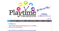 Desktop Screenshot of playtimevacations.net